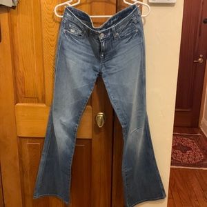 For All Mankind boot cut jeans, size 28